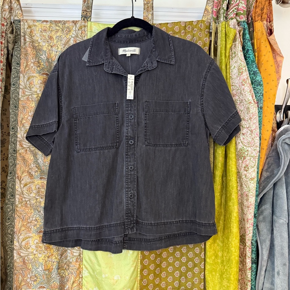 NWT Madewell denim top XS